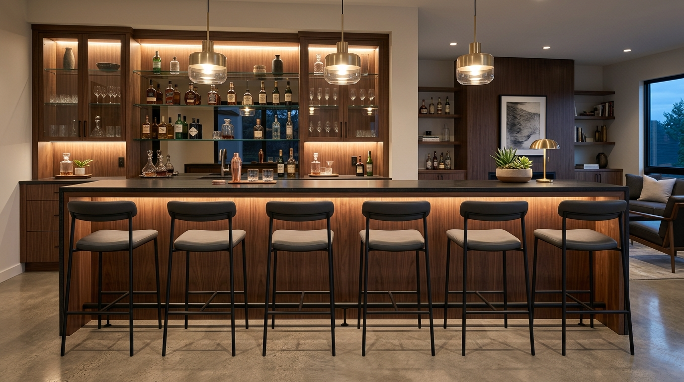 Add a footrest for comfort at taller heights